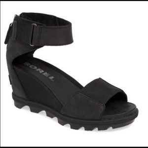 🔥Sorel Joanie II Ankle Strap black size 8